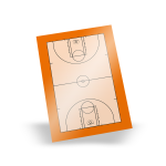 Basketball Court Sticker